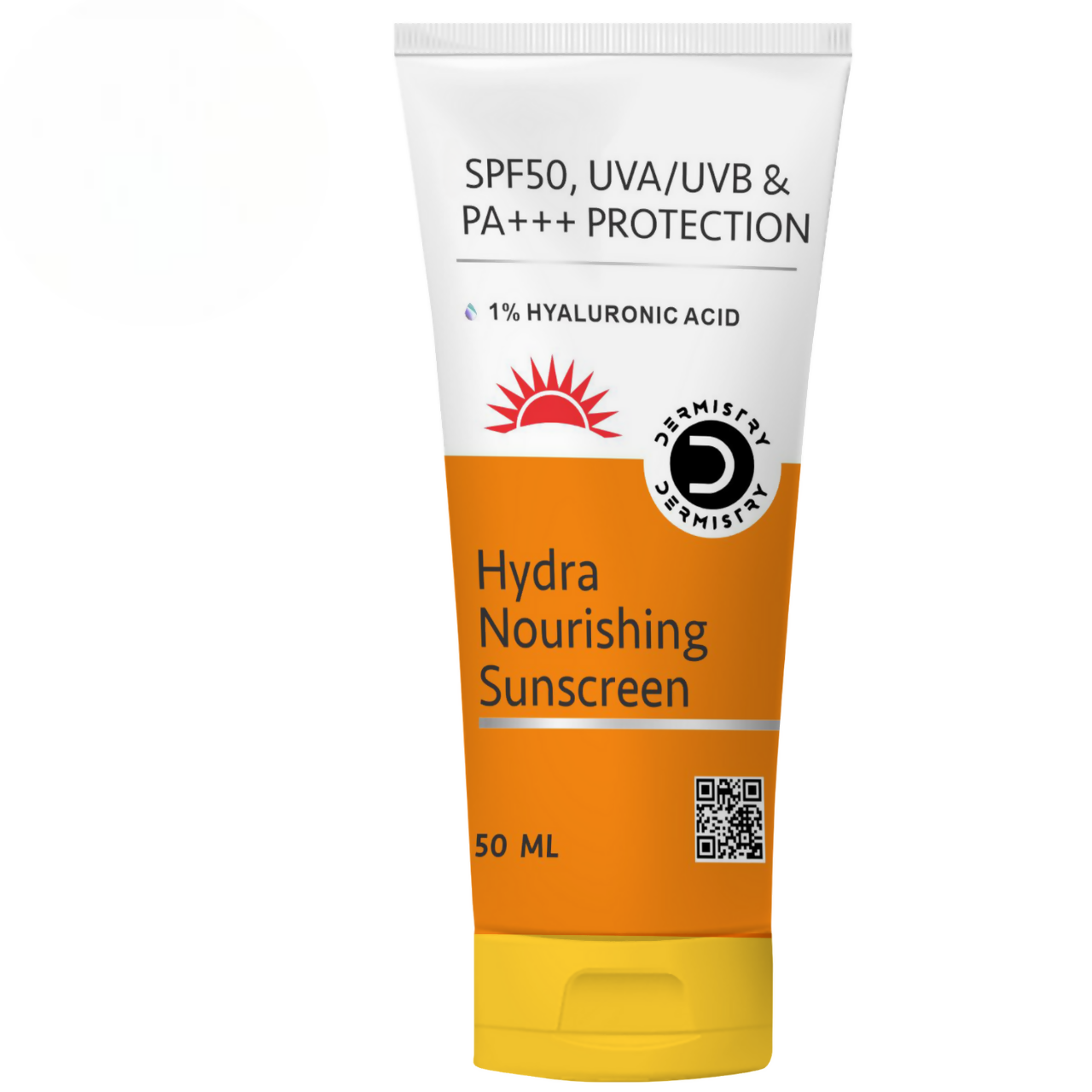 Dermistry 1% Hyaluronic Acid Ultra Hydrating Sunscreen for Dry Skin SPF 50 UVA UVB PA+++ Protection - usa canada australia