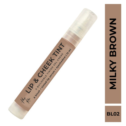 The Harkoi Lip & Cheek Tint- Milky Brown