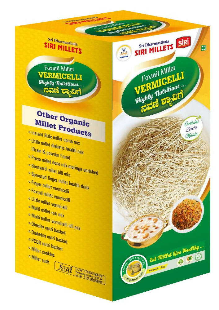 Siri Millets Foxtail Millet Vermicelli