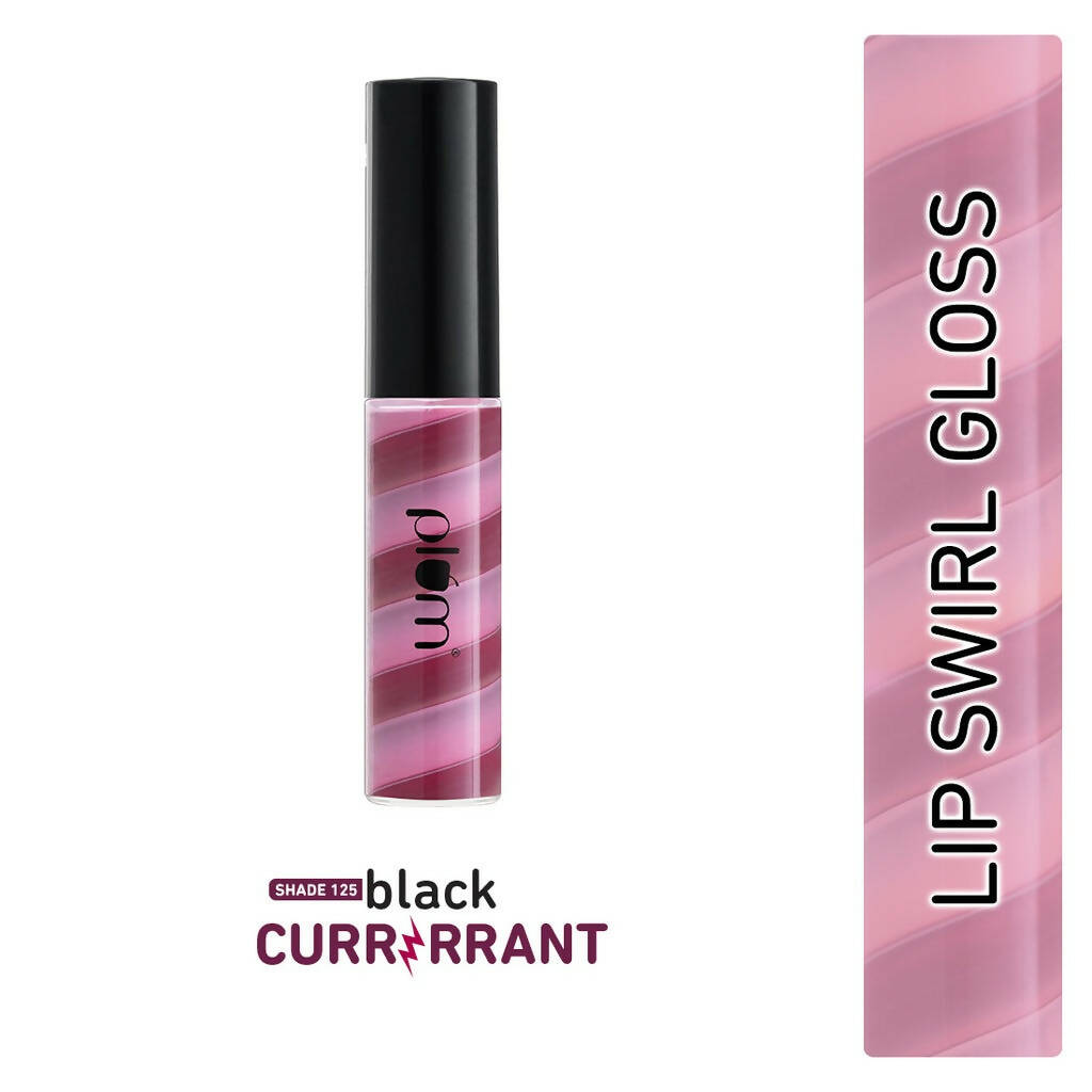 Plum Soft Swirl Lip Gloss 3 Shades In 1 & 125 Black Currant