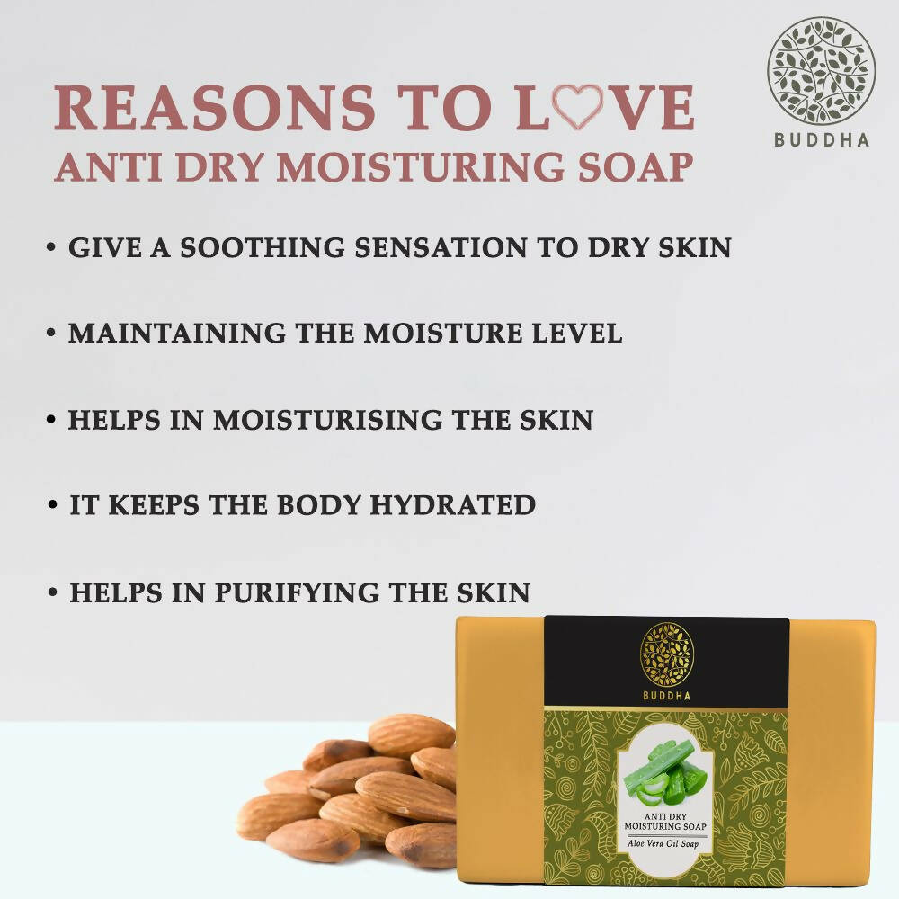 Buddha Natural Anti Dry moisturizing Soap - Skin Glow, Dry and Rough Skin