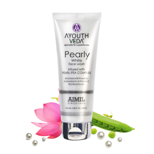 Ayouthveda Pearly White Face Wash - BUDNE