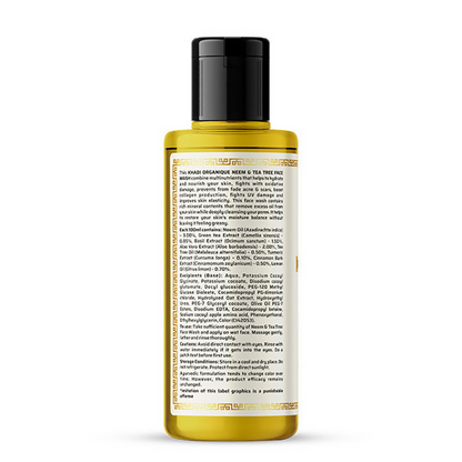 Khadi Organique Neem & Tea Tree Face Wash