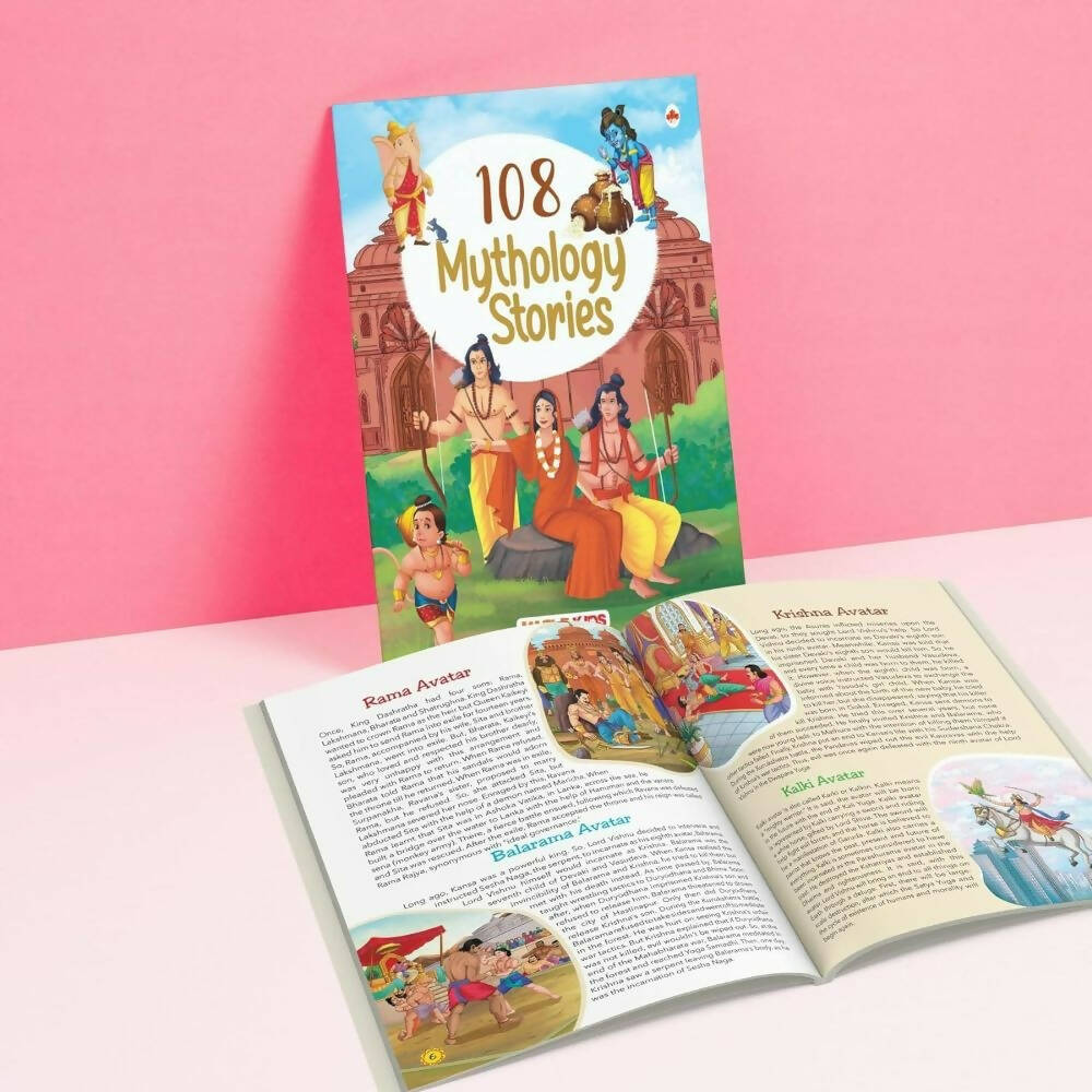108 Indian Mythology Stories (Illustrated) - Story Book For Kids