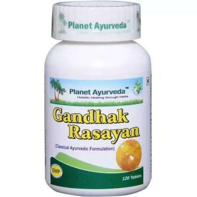 Planet Ayurveda Gandhak Rasayan Tablets - BUDEN