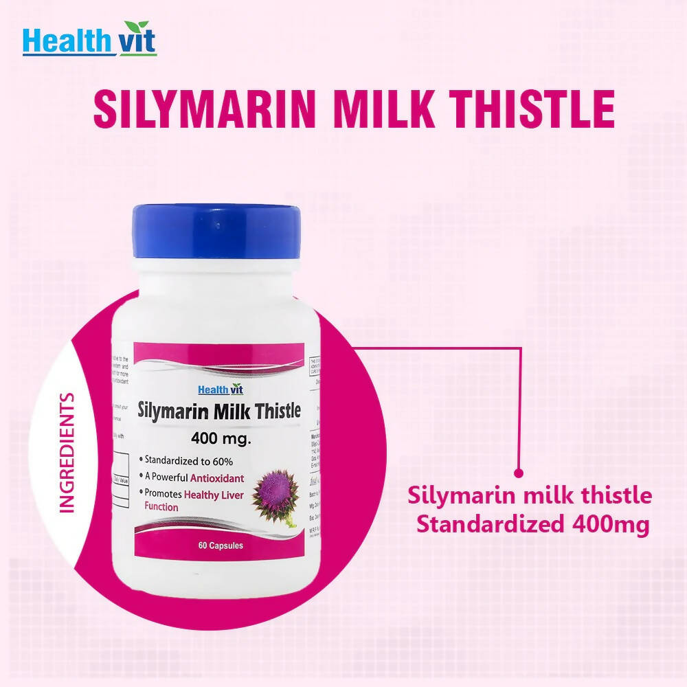 Healthvit Silymarin Milk Thistle Capsules