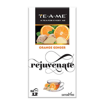 Teame Orange Ginger Rejuvenate Tea Bags - BUDNE