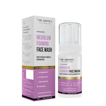 Dr. Sheth's Mediglow Foaming Face Wash - BUDNE