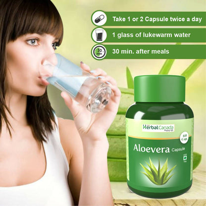 Herbal Canada Aloe Vera Capsules