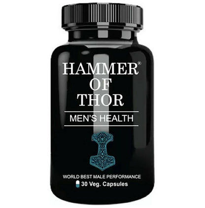 Hammer of Thor Men's Health Veg Capsules - BUDNE