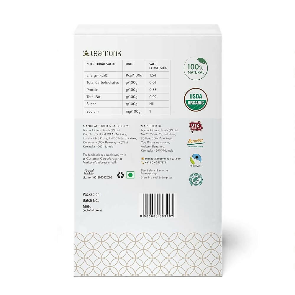 Teamonk Darjeeling Kimaya White Tea (Makes 50 Cups)