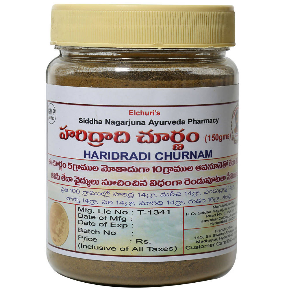 Siddha Nagarjuna Ayurveda Haridradi Churnam - BUDEN