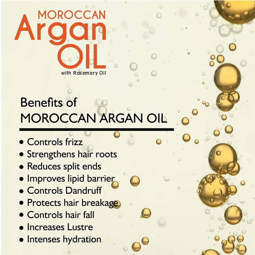 Qraa Men Moroccan Argan Oil with Rosemary Oil