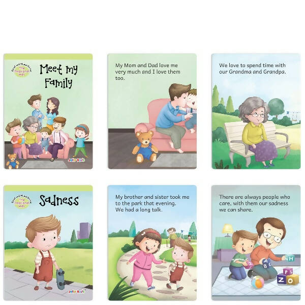 Jolly Kids Good & Happy Living The Emotional Way Story Books (Set of 8) Learning Stories about Feeling and Emotions| Ages 3 - 8 years -  buy in usa 