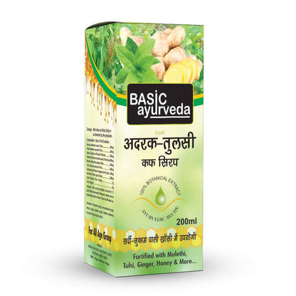 Basic Ayurveda Adrak Tulsi Cough Syrup