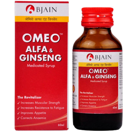 Bjain Homeopathy Omeo Alfa & Ginseng Syrup 60ml