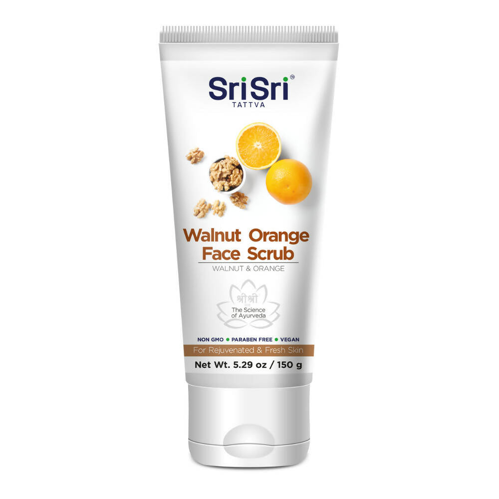 Sri Sri Tattva USA Walnut Orange Face Scrub - BUDEN
