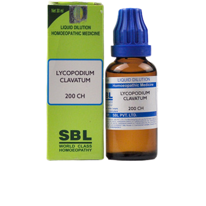 SBL Homeopathy Lycopodium Clavatum Dilution 200 CH