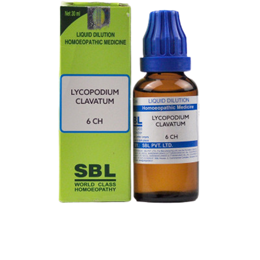 SBL Homeopathy Lycopodium Clavatum Dilution 6 CH