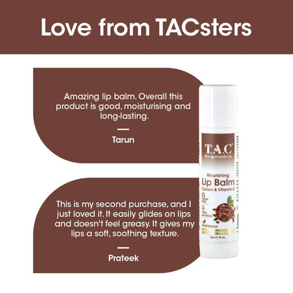 TAC - The Ayurveda Co. Cocoa & Vitamin C Lip Balm