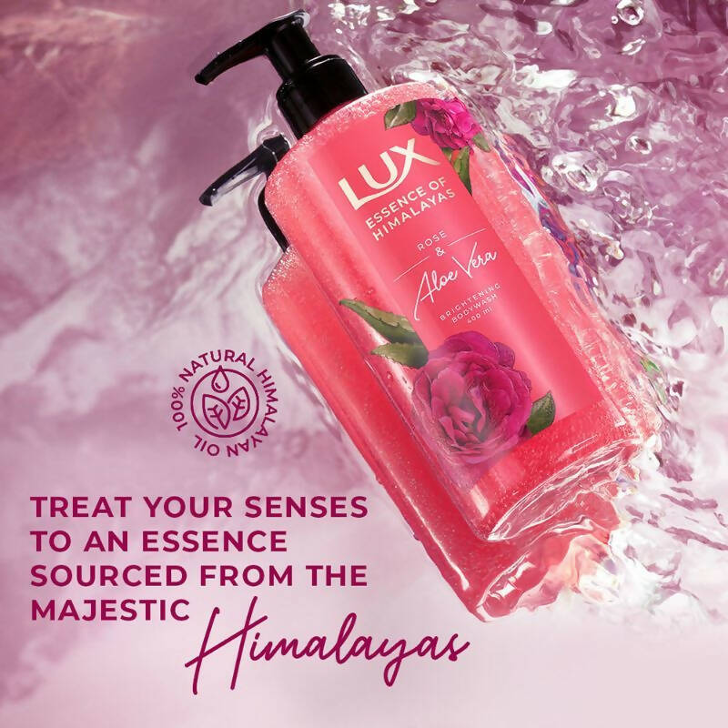 Lux Essence Of Himalayas Rose & Aloe Vera Brightening Body Wash