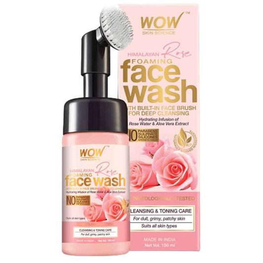 Wow Skin Science Himalayan Rose Foaming Face Wash - 100GM