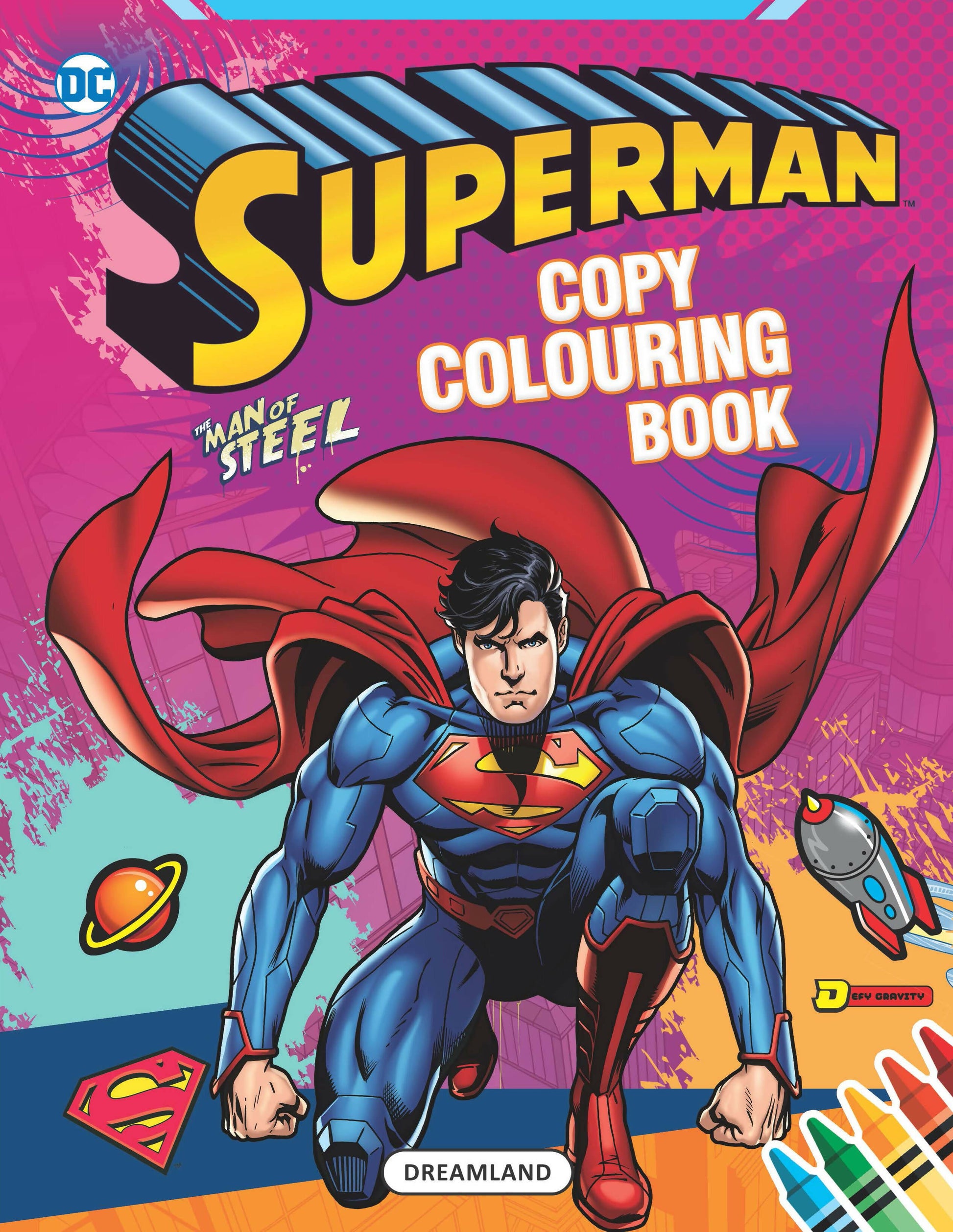 Dreamland Superman Copy Colouring Book : Children Drawing, Painting and Colouring Book -  buy in usa 