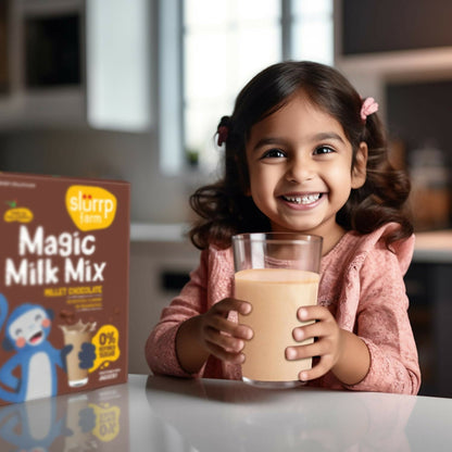 Slurrp Farm Chocolate Milk Mix Sweetened with Jaggery Powder