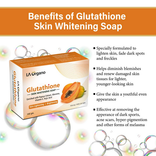 LA Organo Glutathione Papaya Soap and Papaya Cream Combo