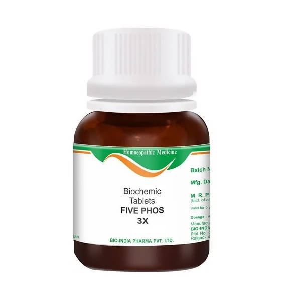 Bio India Homeopathy Five Phos Biochemic Tablets