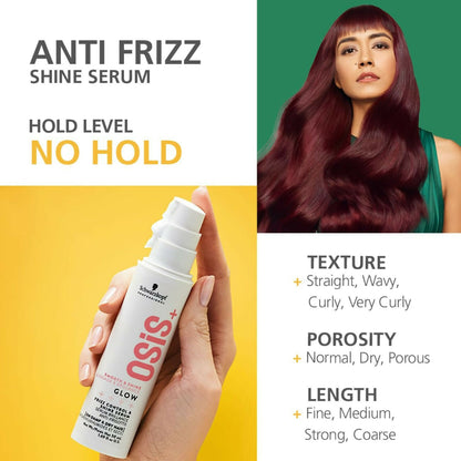 Schwarzkopf Professional OSiS+ Glow Anti-Frizz Shine Serum