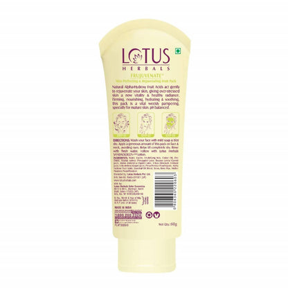 Lotus Herbals Frujuvenate Skin Perfecting and Rejuvenating Fruit Pack