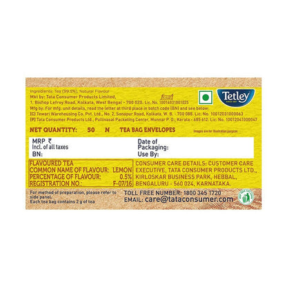 Tetley Lemon Flavoured Tea Bags