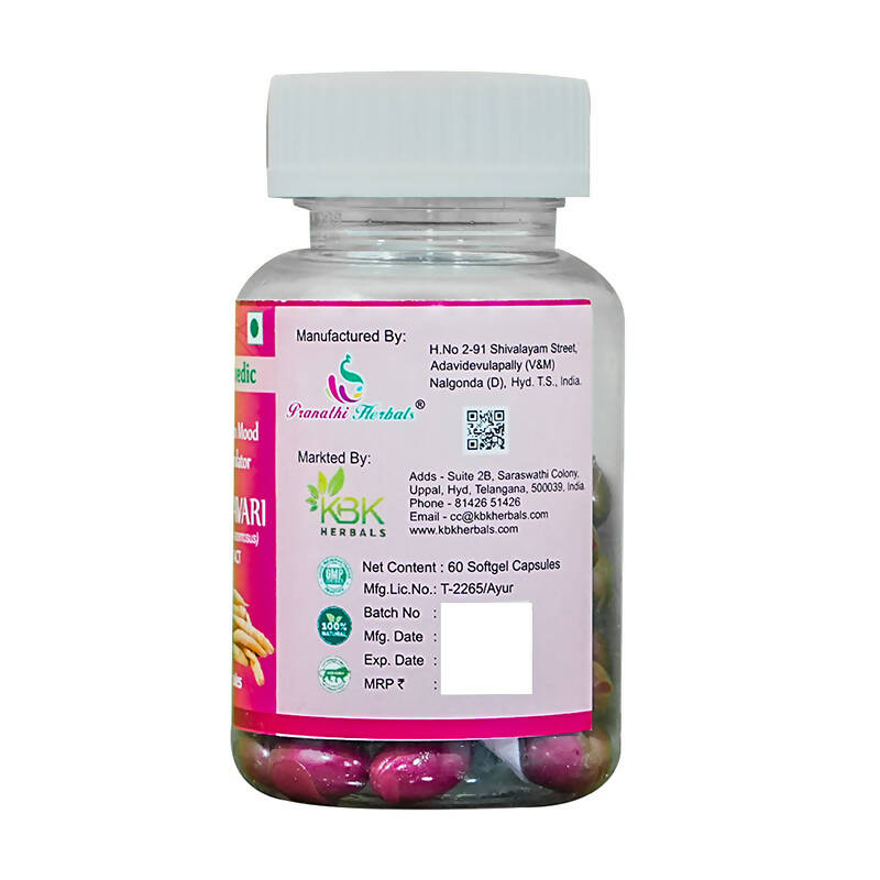 KBK Herbals Shatavari Extract Capsules