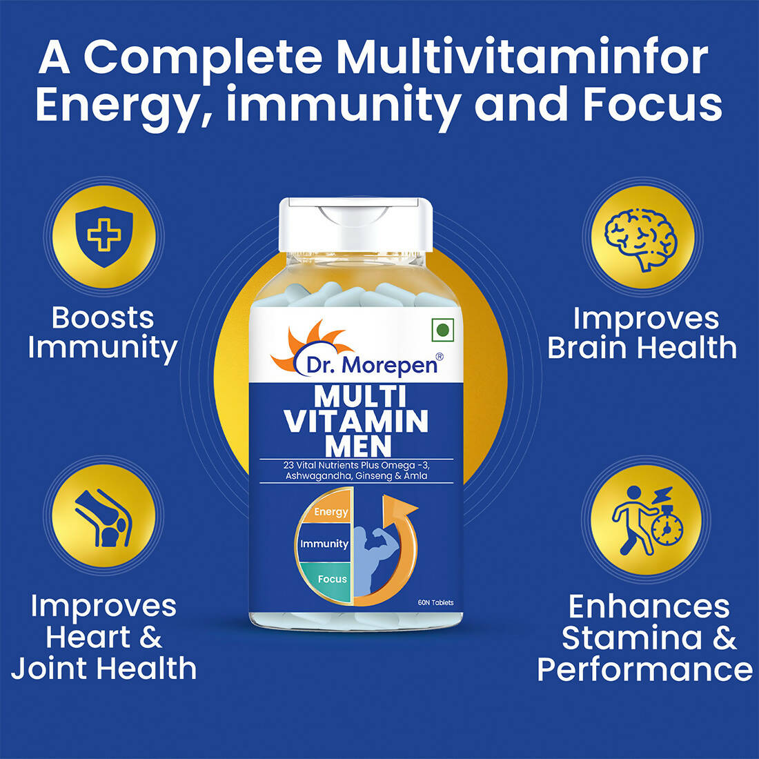 Dr. Morepen Gokshura & Multivitamin Men Tablets Combo