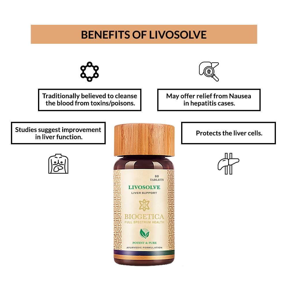 Biogetica Livosolve (Stabilizes Digestive- Liver Enzymes)