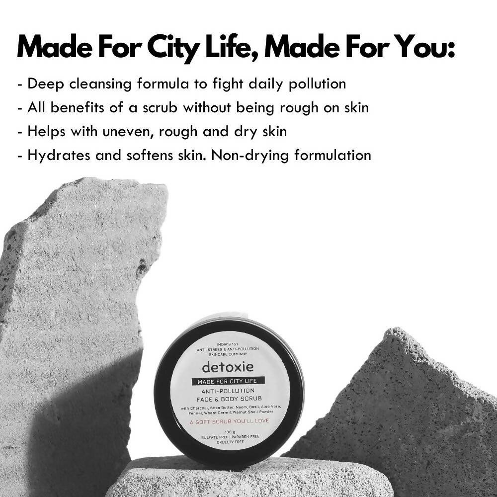 Detoxie Anti-Pollution Face & Body Scrub