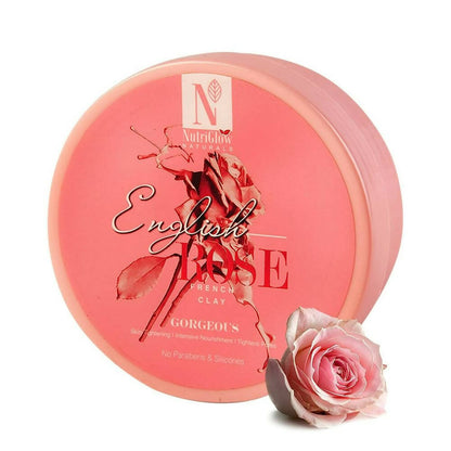 NutriGlow NATURAL'S English Rose French Clay - BUDNEN