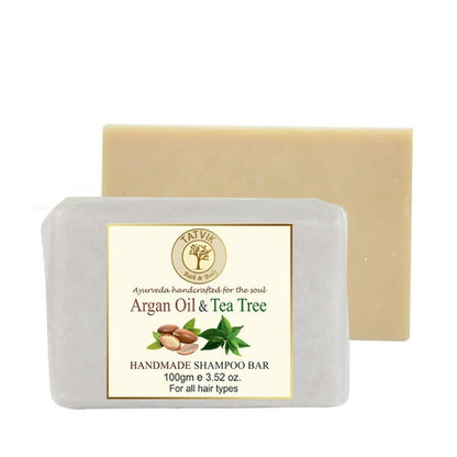 Tatvik Ayurveda Argan Oil & Tea Tree Shampoo Bar