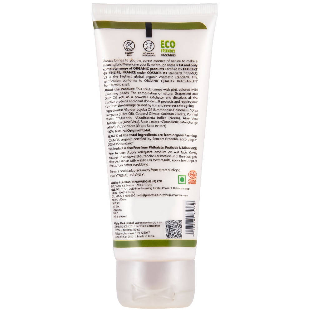 Plantas Skin Firming Organic Face Scrub