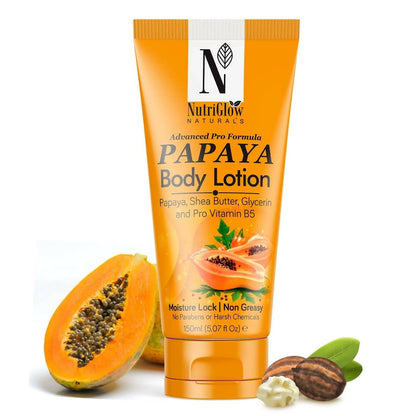 NutriGlow NATURAL'S Advanced Pro Formula Papaya Body Lotion - BUDNEN