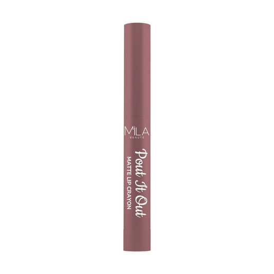 Mila Beaute Pout It Out Long Lasting & Matte Finish Lip Crayon Lipstick - Mulan