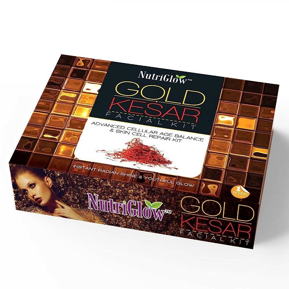 NutriGlow Gold Kesar Facial Kit - BUDNE