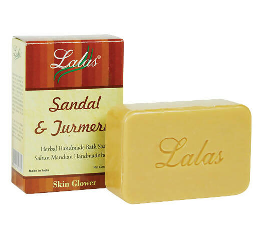 Lalas Sandal & Turmeric Handmade Herbal Bath Soap - usa canada australia