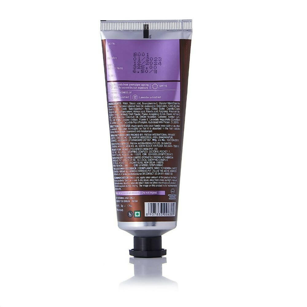 Fabessentials Coffee Lavender Hand Cream - SPF 15