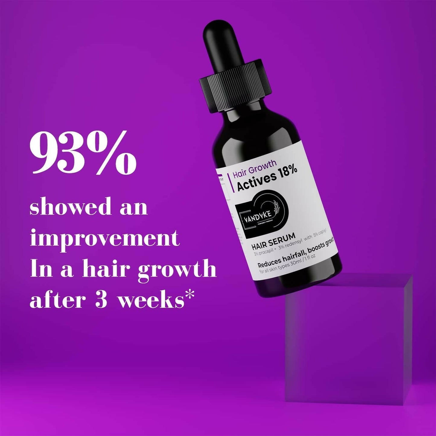 Vandyke Hair Growth Actives 18% Hair Serum