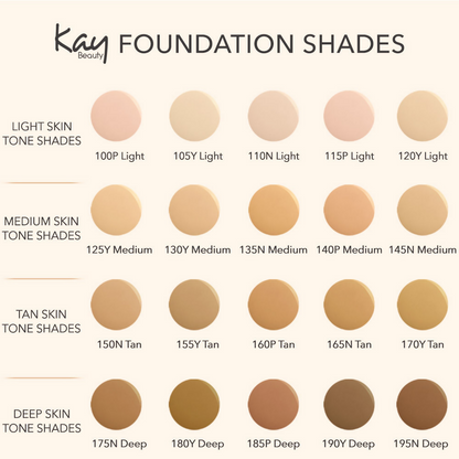 Kay Beauty Hydrating Foundation - 100P Light