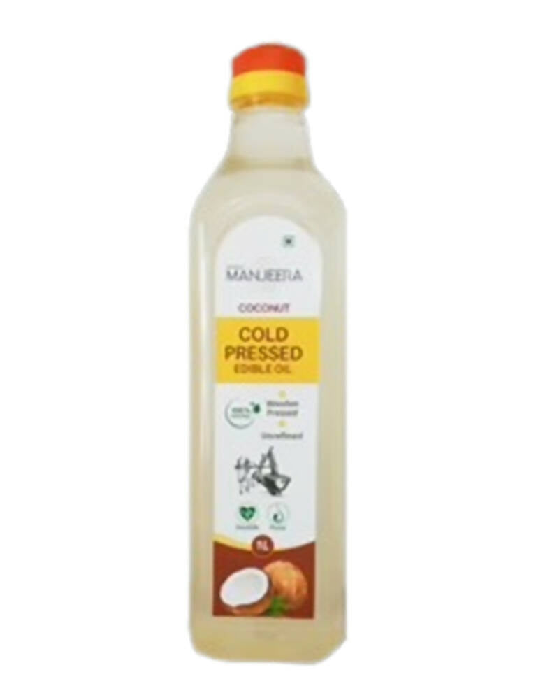 Manjeera Coconut Cold (Wood) Pressed Edible Oil - BUDNE