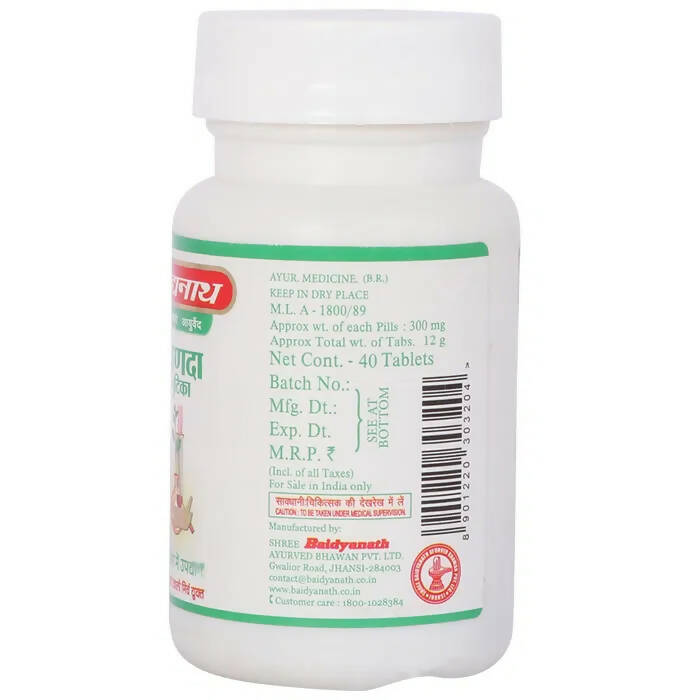 Baidyanath Jhansi Pranda Gutika Tablets