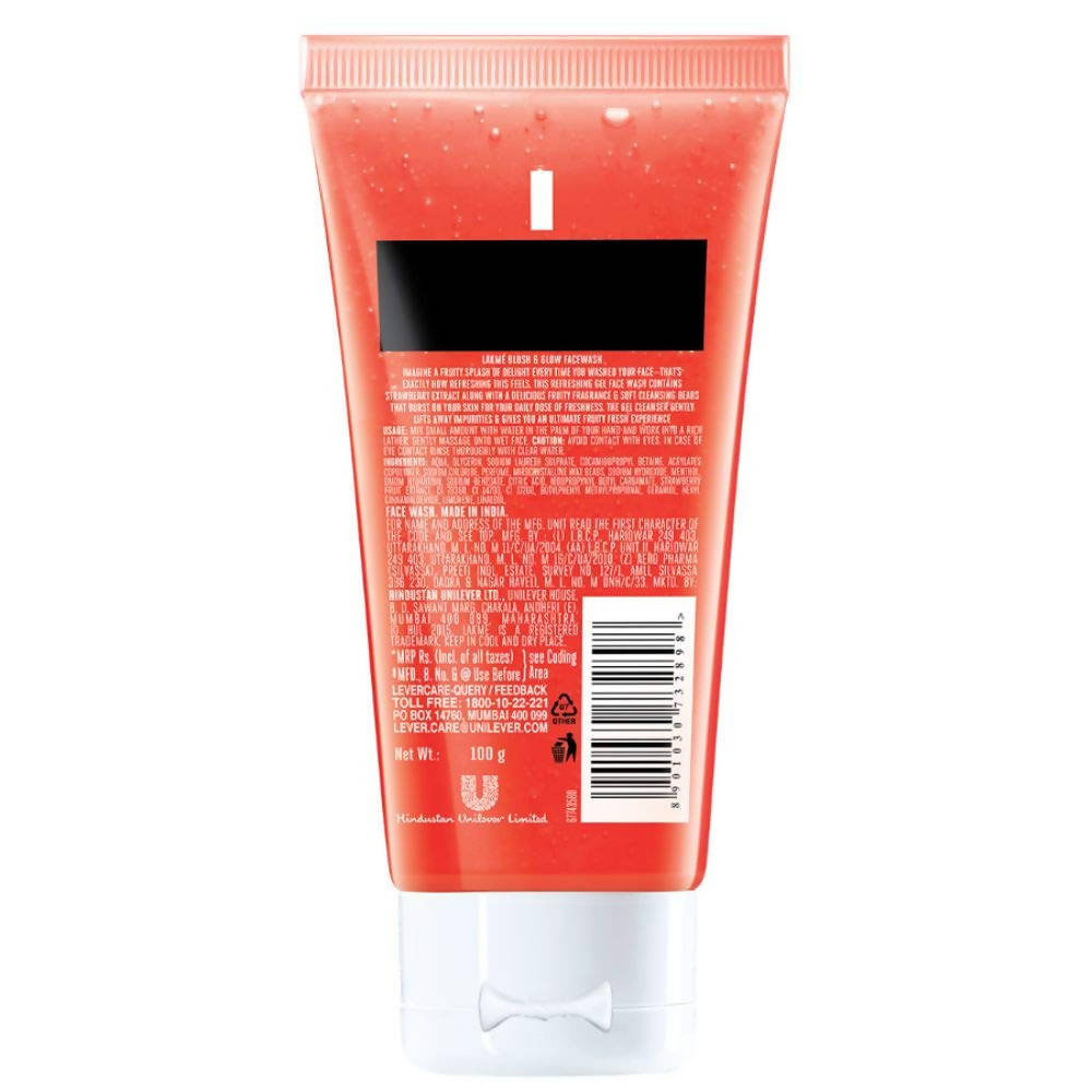 Lakme Blush & Glow Strawberry Freshness Gel Face Wash